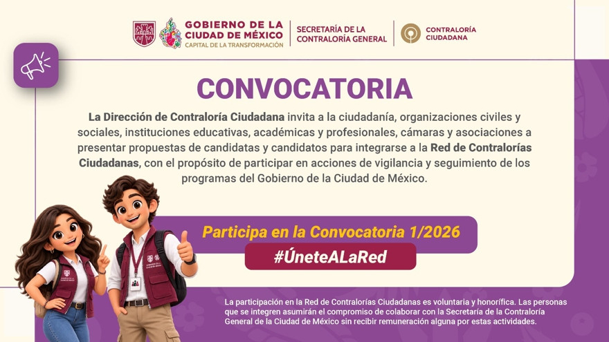 Participa en la Convocatoria 1/2026