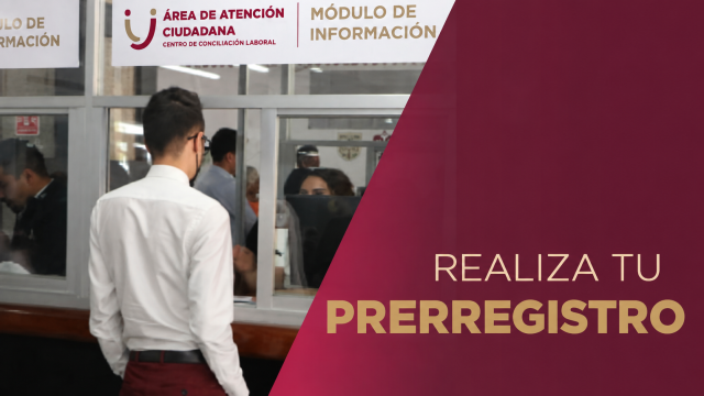 REALIZA TU PRERREGISTRO
